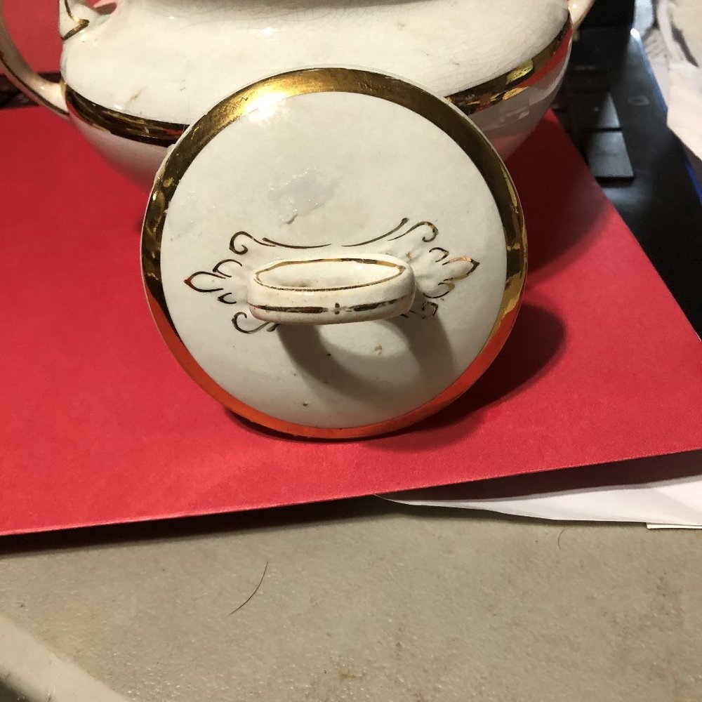 Vintage Buffalo  Pottery Sugar bowl